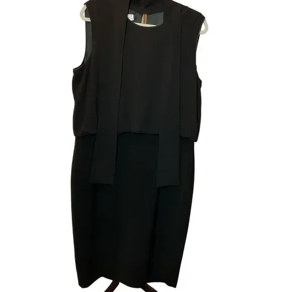 Lafayette 148 New York | Dresses | Lafayette 48 New York Black Peplum Midi  Dress | Poshmark